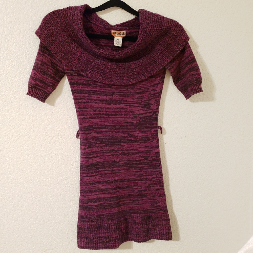 ⭐️3/$15⭐️ Cow Neck Mudd Knitted XS Dress